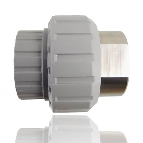 PVC C &Uuml;bergangsverschraubung, PVC-C auf Edelstahl